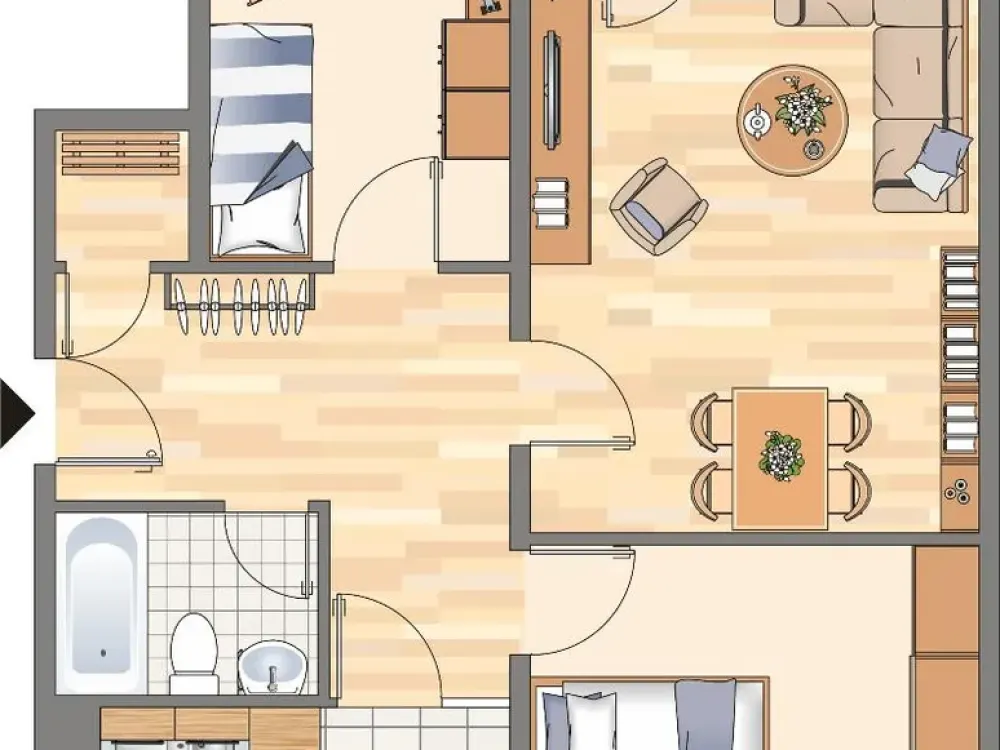 Demnächst frei! 3-Zimmer-Wohnung in Dortmund Hörde (WBS für 75m² erforderlich!)