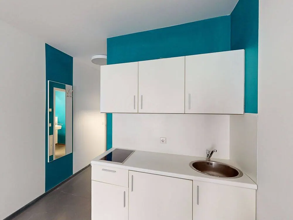 Nur für Auszubildende -Möbliertes 1-Zimmer-Apartment mit Einbauküche und kleiner Terrasse