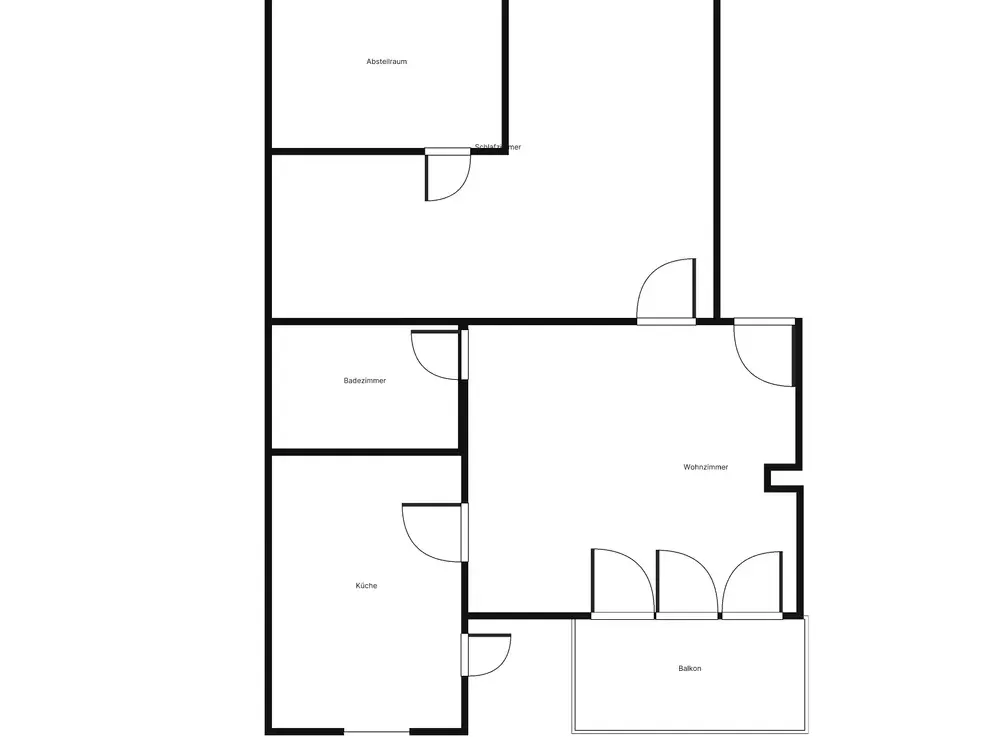 Cozy 2-room apartment with balcony in the attic (no elevator)