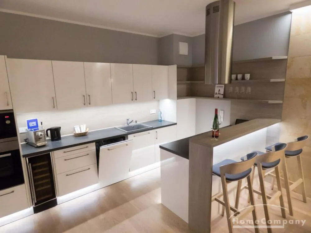 143683 HomeCompany Dresden Furnished Exclusives 3-Room Apartment in Dresden-Altstadt Near Frauenkirche max. 6 Persons