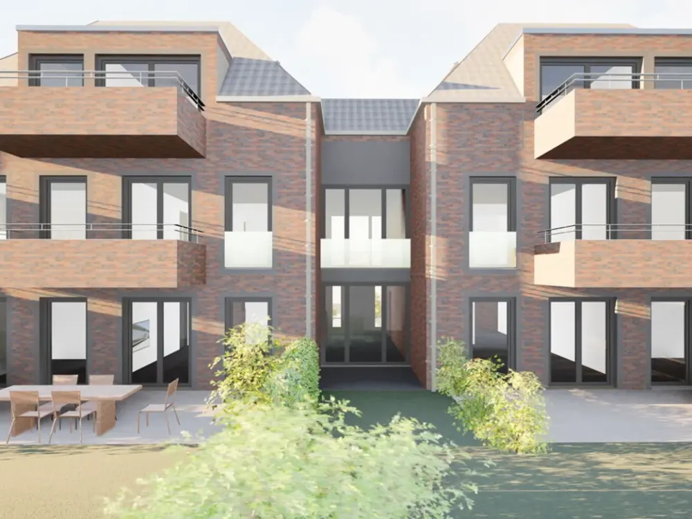 Neubau, 3-Zimmer Dachgeschosswohnung mit Balkon im 2. Obergeschoss