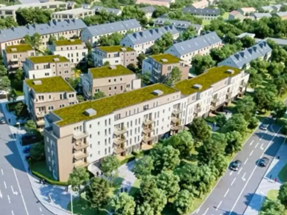Family-friendly 4-room apartment with terraces & green space
