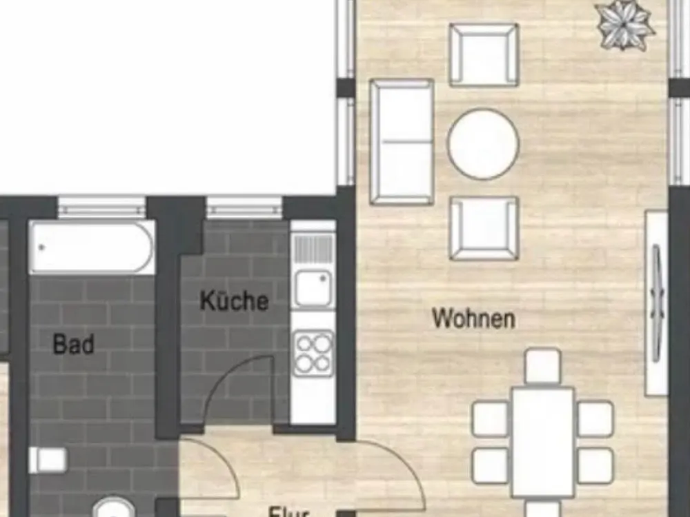 Einzimmerwohnung in Bommersheim, Oberursel