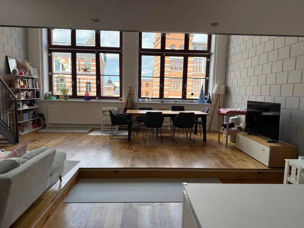 Möblierte 4,5-Zimmer Wohnung Leipzig-Schleussig zur befristeten Untervermietung