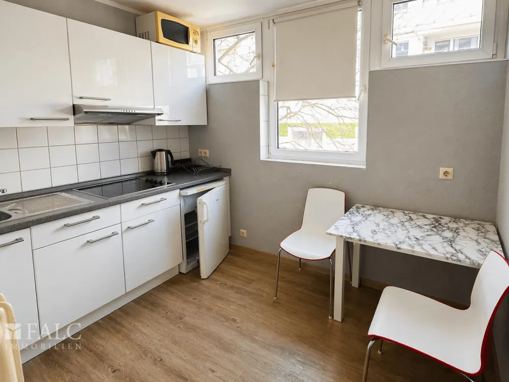 Bezugsfreie, voll möblierte Wohnung im Zentrum von Düsseldorf, All-Inclusive Miete