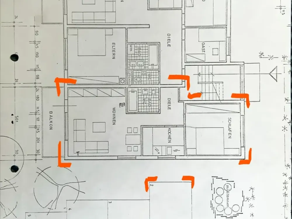 Helle sonnige ruhige Wohnung mit zwei Zimmern sowie Süd-Balkon und EBK in FN-St.Georgen