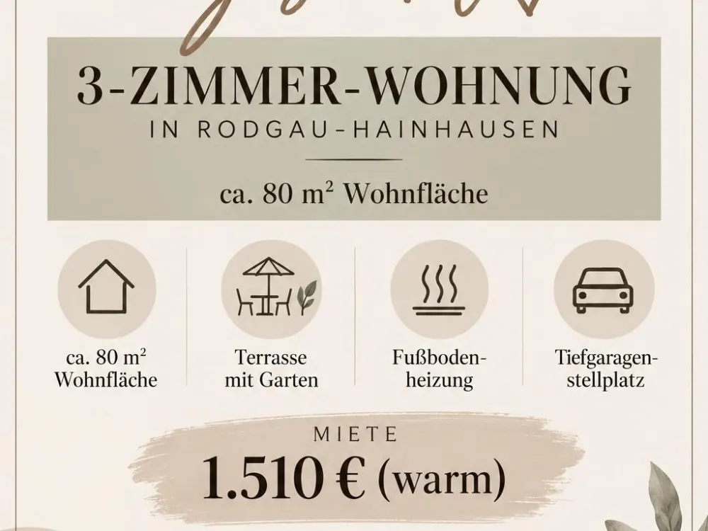 Nachmieter gesucht 3 Zimmerwohnung mit Terrasse