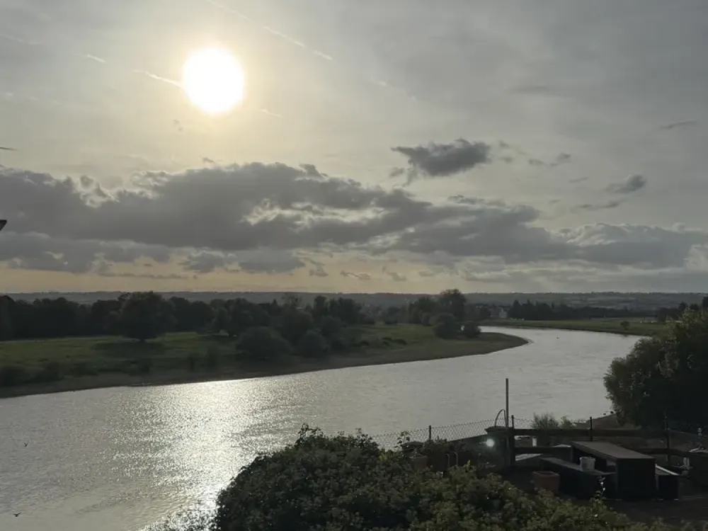 Living Directly on the Elbe, 2-Room Apartment with Balcony and Dreamlike View