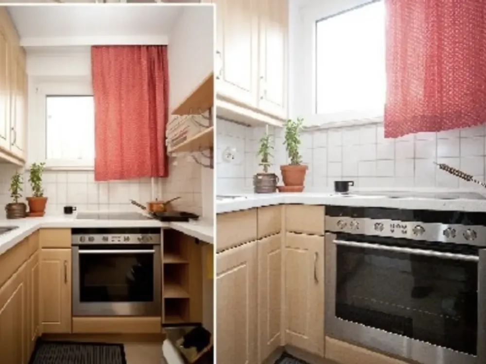 von Privat: voll Möblierte Wohnung mit Einbauküche, Vollbad, 2 WC, 2 Balkonen