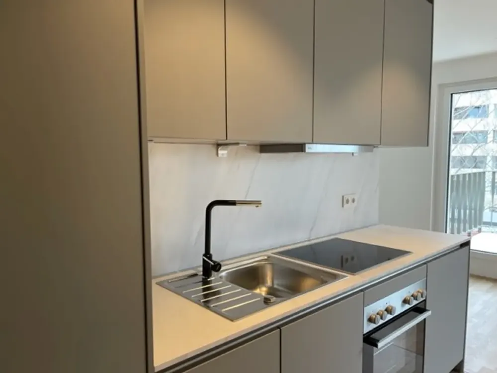 1,5-Zimmer-Dachterrassen-Wohnung mit Einbauküche in Unterschleißheim