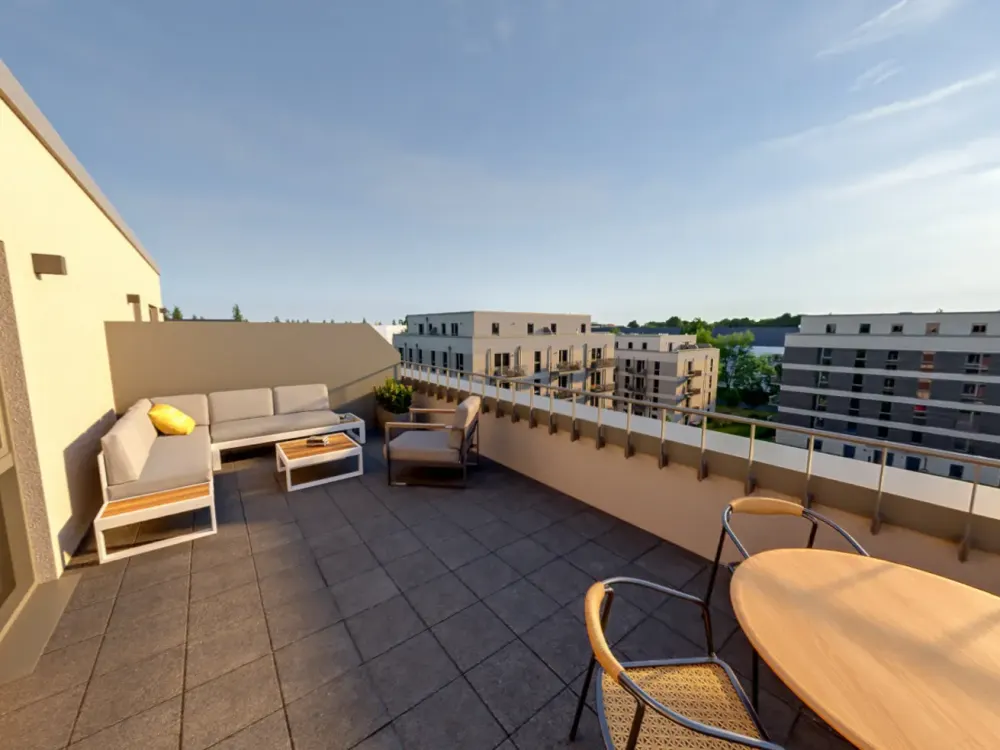 2-Zimmer Extra Large mit exklusiven Gemeinschaftsflächen: Padelplatz, Fitness, Dachterrasse & mehr