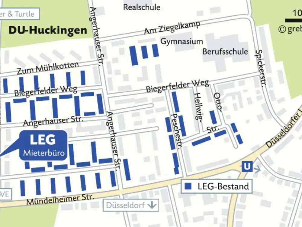 Demnächst frei! 2-Zimmer-Wohnung in Duisburg Huckingen