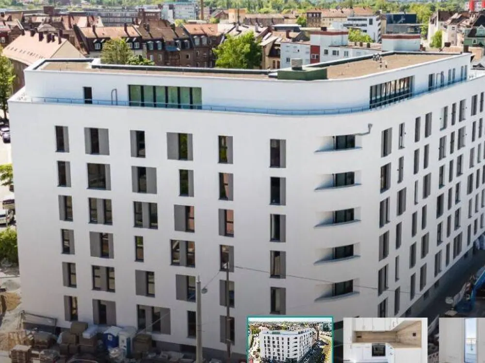Helle, moderne 2-Zimmer-Wohnung in Nürnberg (Frankenstraße), bezugsfrei zum 16.09.2026