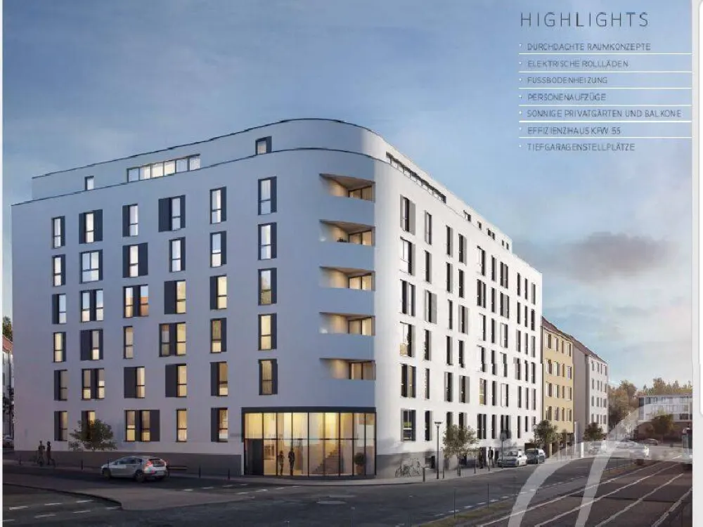 Helle, moderne 2-Zimmer-Wohnung in Nürnberg (Frankenstraße), bezugsfrei zum 16.09.2026