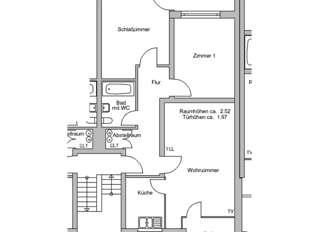 3-Zimmer Wohnung in Bremen-Findorff (WBS erforderlich)