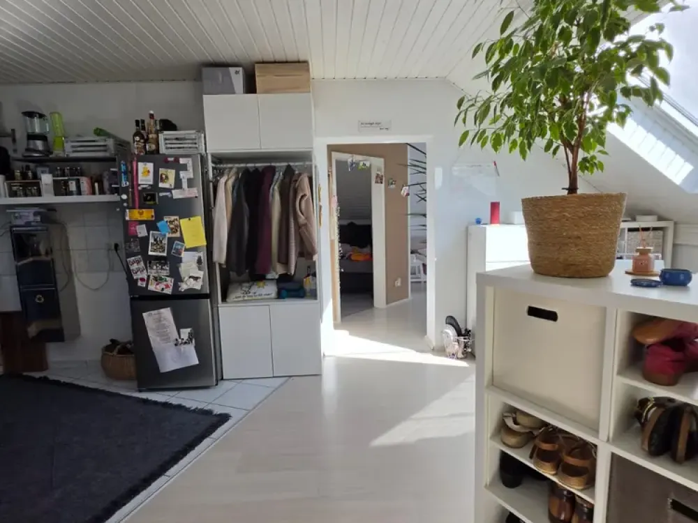 Living with Character: 2.5-Room Attic Apartment in Büttelborn
