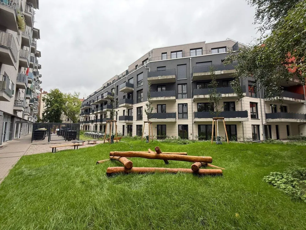 2-Zimmer-Neubau, zentral, Penthouse, 4. OG, Erstbezug, ruhige Lage im Hinterhof