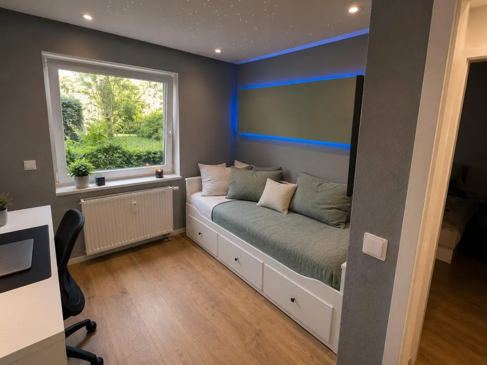 Hochwertig möblierte 4-Zimmer-Wohnung mit Balkon in Sindelfingen-
