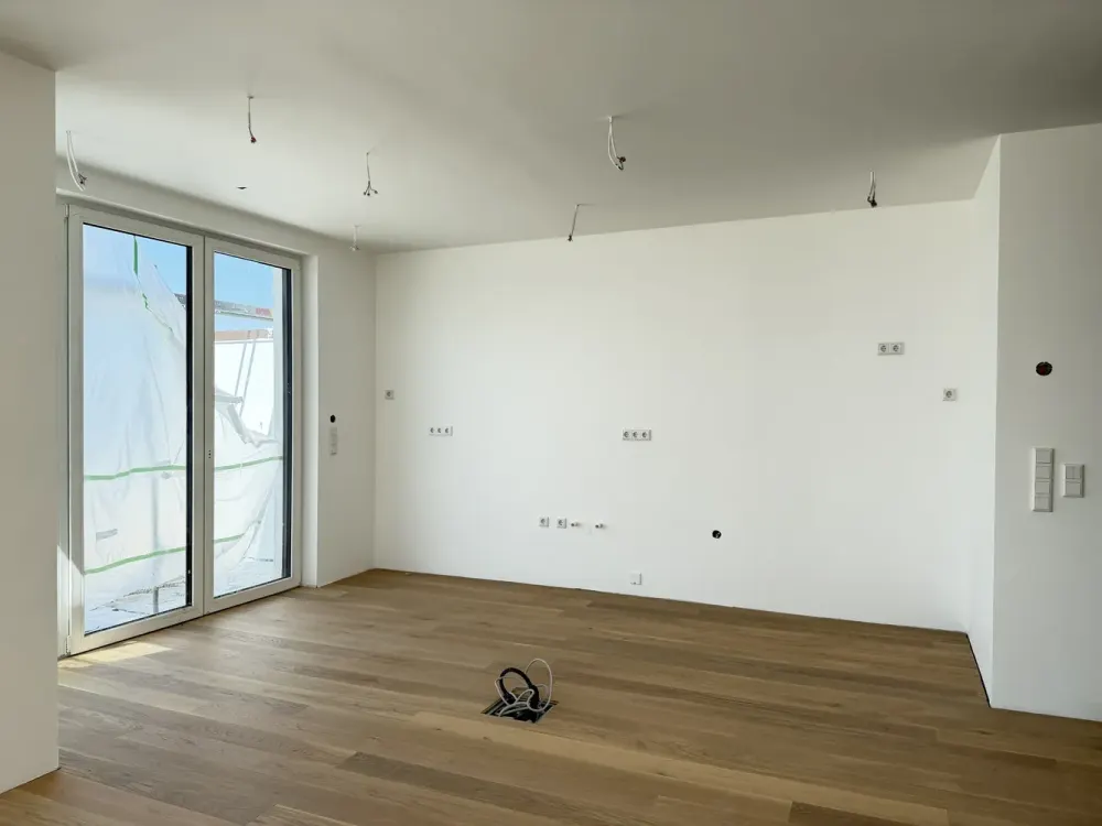 Penthouse 3-Zimmer-Neubau, Erstbezug, Aufzug, Tiefgarage, Geothermie-Wärmepumpe und Kühlung