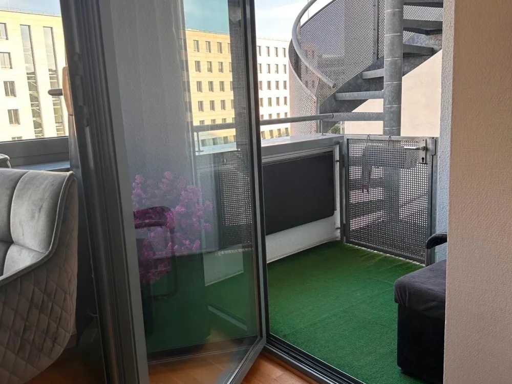 Möblierte 1-Zimmer-Wohnung Düsseldorf Golzheim | Balkon