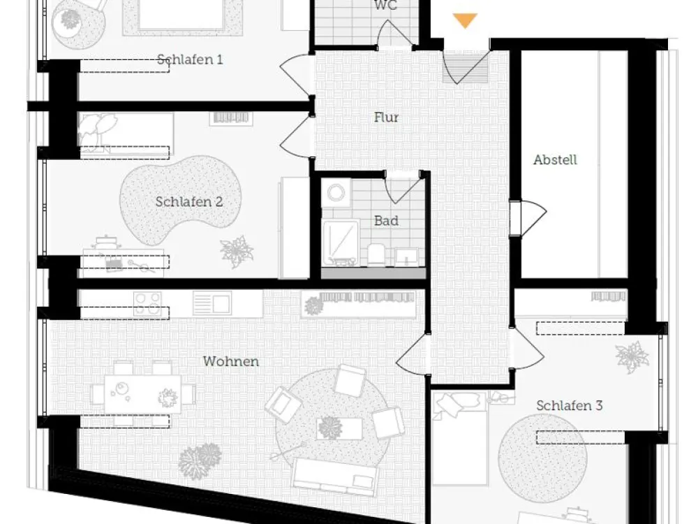 First Occupancy: 4-Room Apartment in Concordia Quartier, Stutensee-Blankenloch