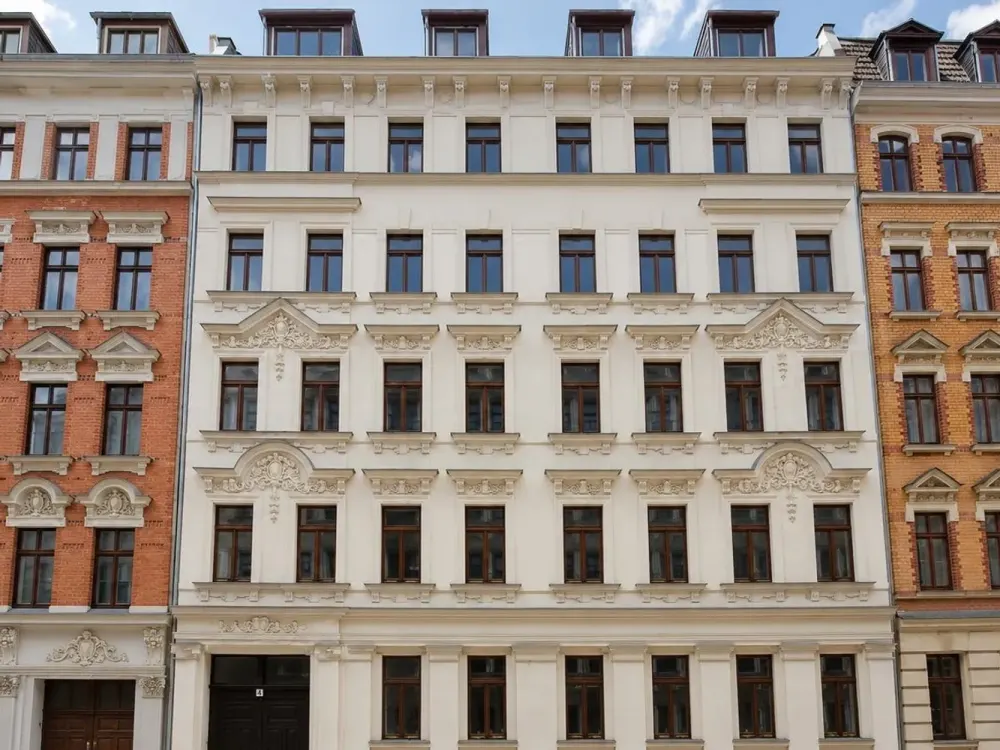 Stylish 2-Room Apartment Near the City Center * Balcony * Stucco * Daylight Bathroom + Bath + Shower * Parquet * Garden