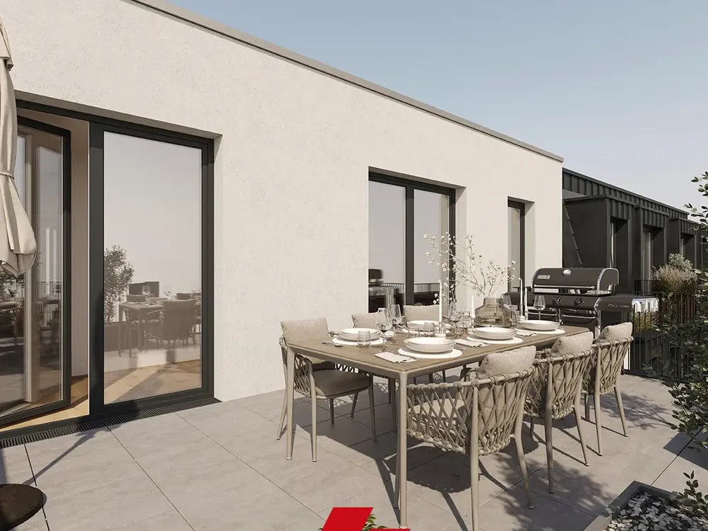 Penthouse Neubau Erstbezug: Exklusives Leben über den Dächern Bremens, 2 Zimmer,in Haus B
