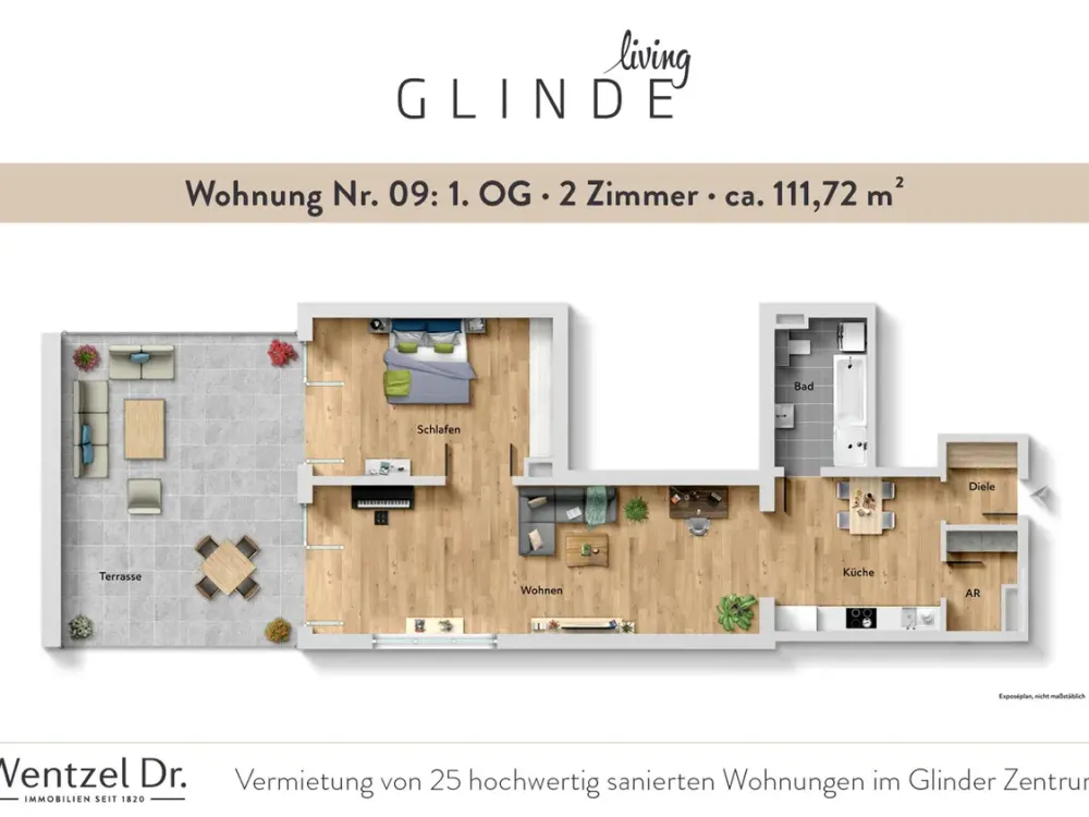 New Building Mühlenstraße 5, Attractive 2-Room Apartments - Wentzel Dr.