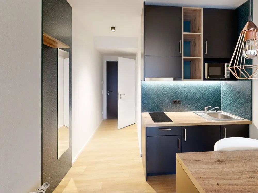 Möblierte 1-Zimmer-Wohnung in guter Lage
