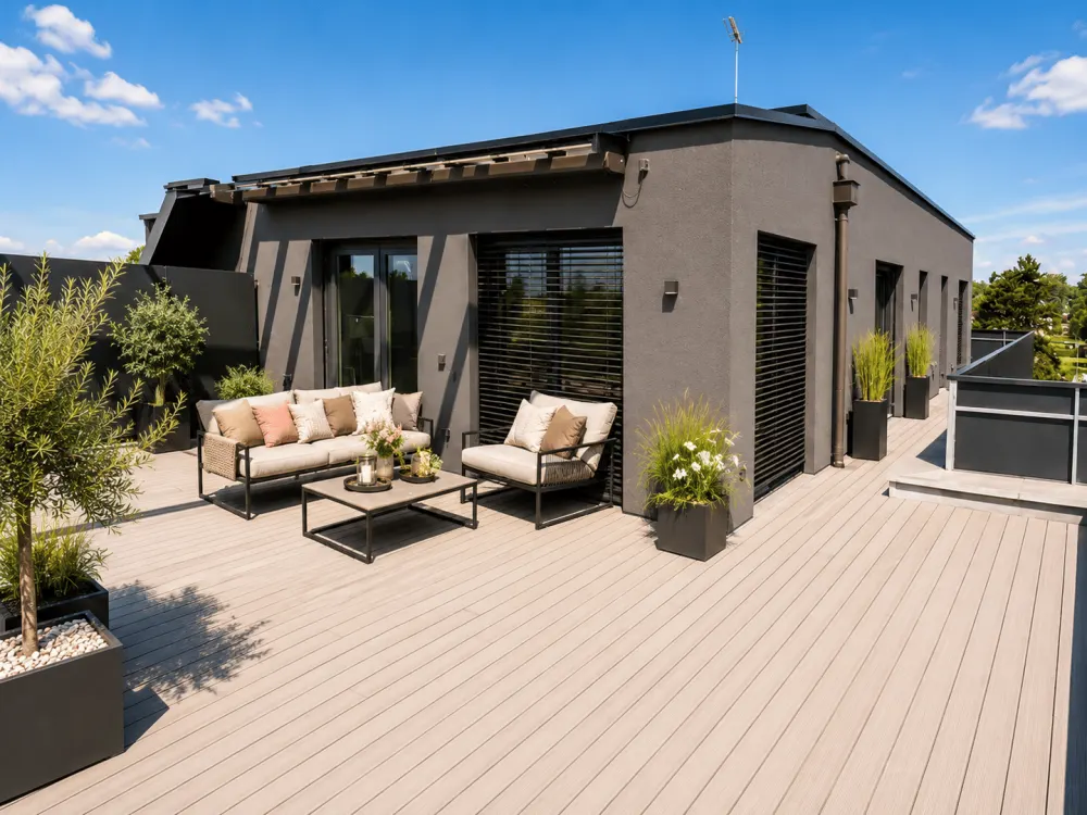 Neubau Penthouse-Wohnung mit Megaterrasse 120 qm