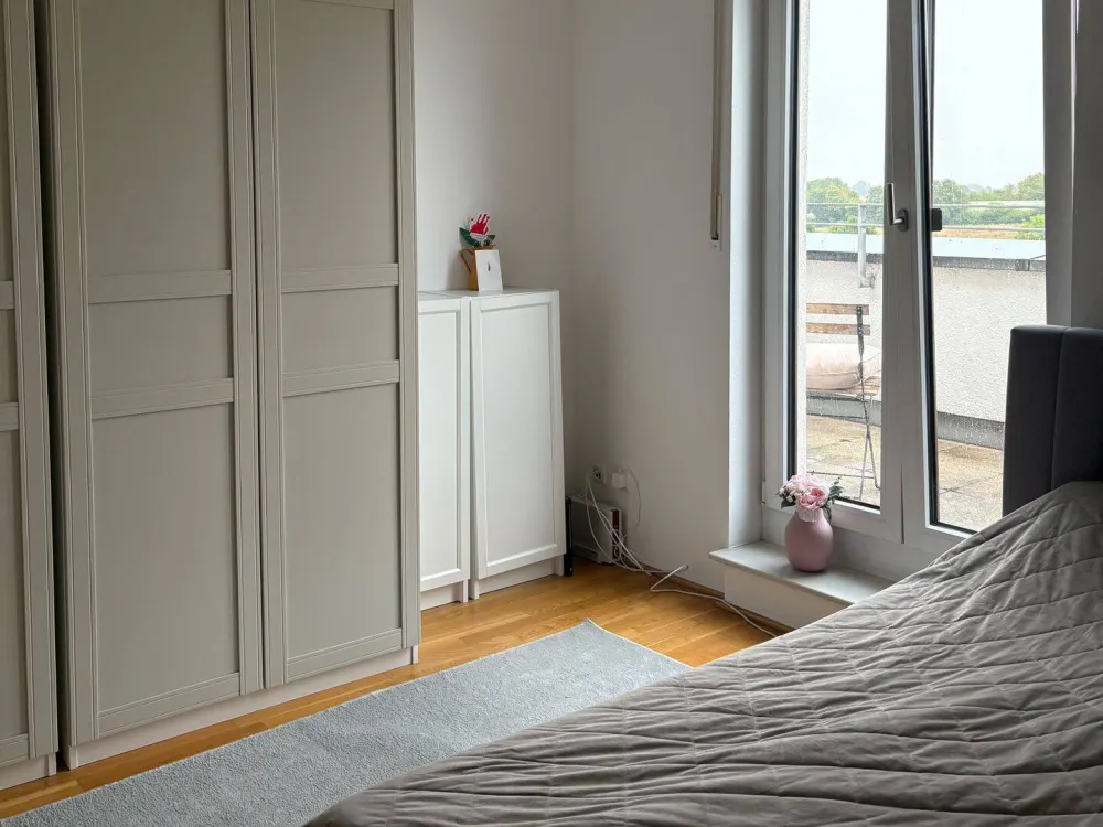 Helle 2-Zimmer-Wohnung mit zwei Balkonen und schönem Ausblick