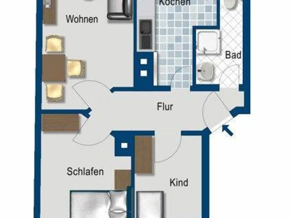 Sanierte 2,5 Zimmer-Wohnung im Herzen von Lindenthal!