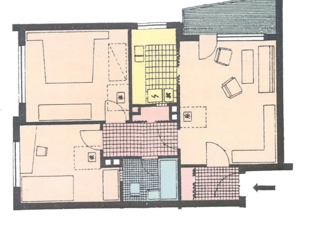 Schicke 3-Zimmer-Wohnung mit Balkon in grüner Lage
