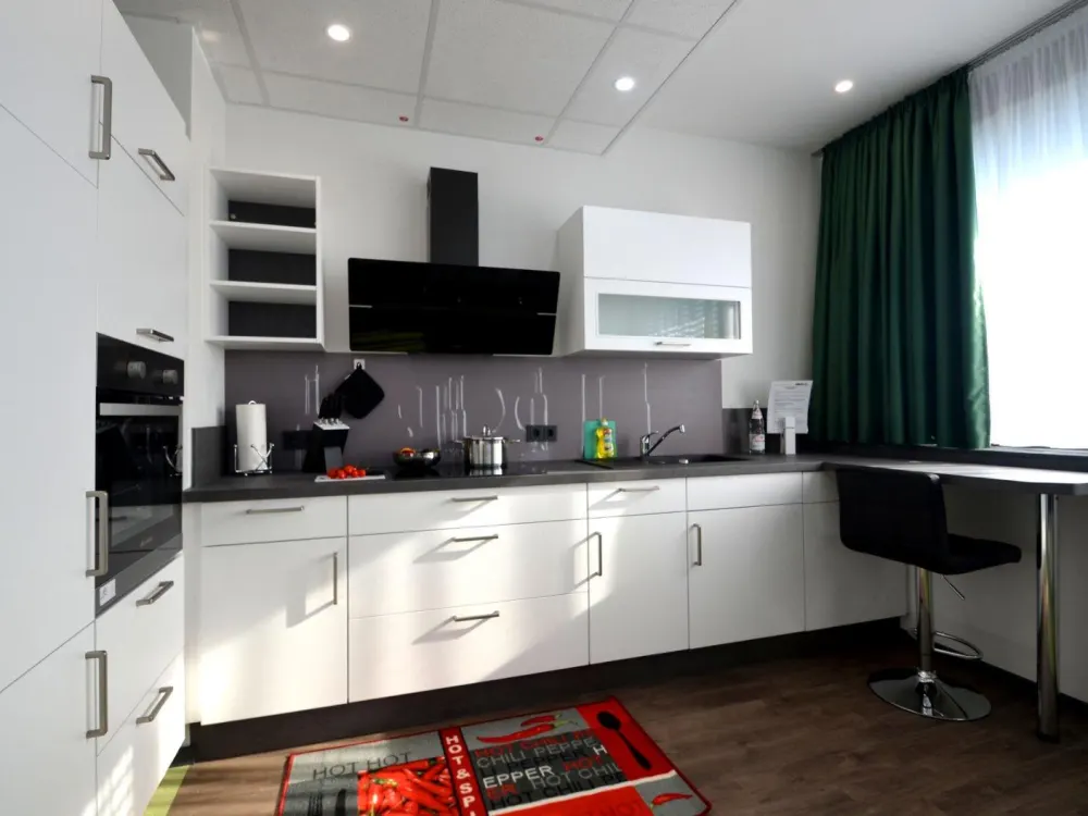 ab 01.10. freies Penthouse-Apartment, voll ausgestattet für 2 Personen, zentral in Offenbach