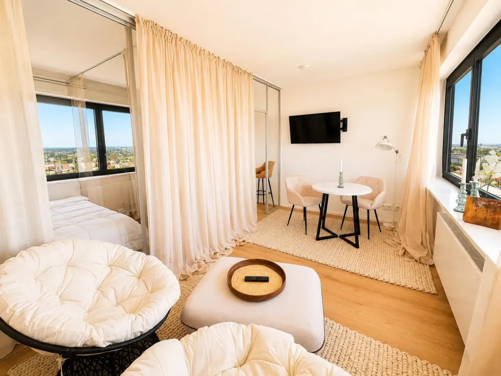 Fully furnished high-rise residence 29F/ W5 Panorama views over Hamburg