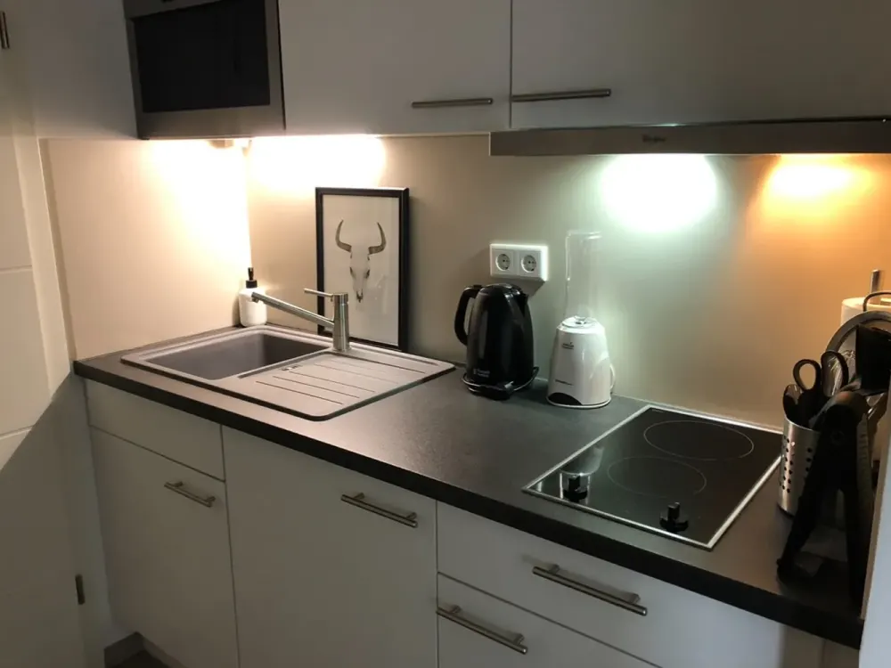Frei zum 1.9.!: Apartment mit Tageslichtbad, Küche, W-LAN, Aufzug uvm.