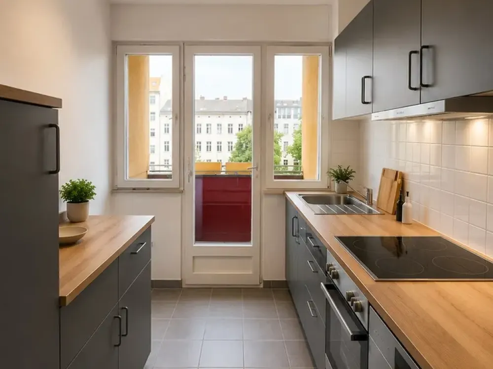 ERSTBEZUG: 2 Zimmer Wohnung im Bergmannkiez - mit zwei Balkonen