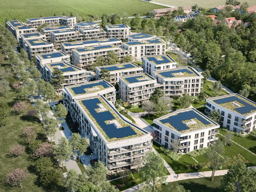 First occupancy - 2-room apartment on the 2nd floor with south-facing balcony
