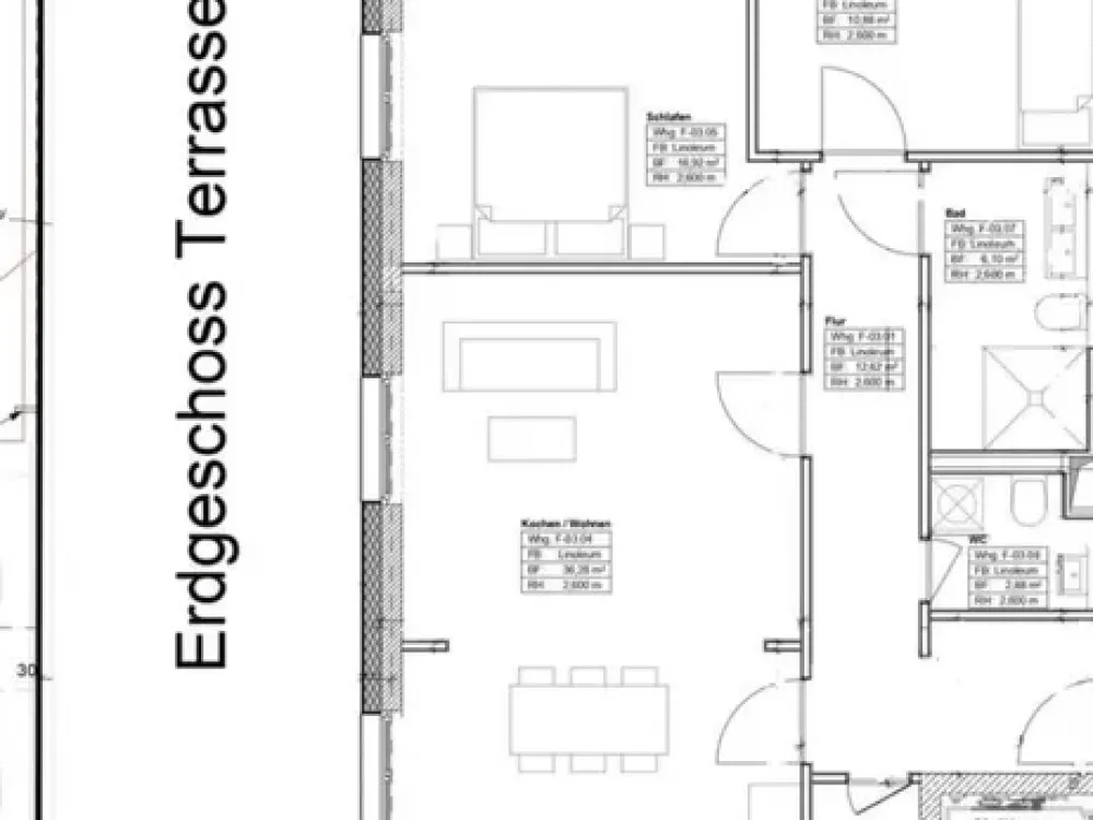 Helle 3 Zimmer Wohnung mit großer Terrasse mitten in der Natur von Sinstorf
