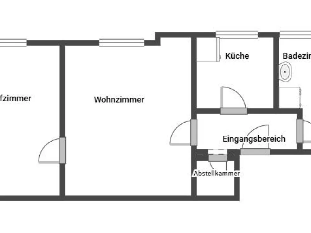 Demnächst frei! Mit WBS! 2-Zimmer-Wohnung in Dortmund Husen