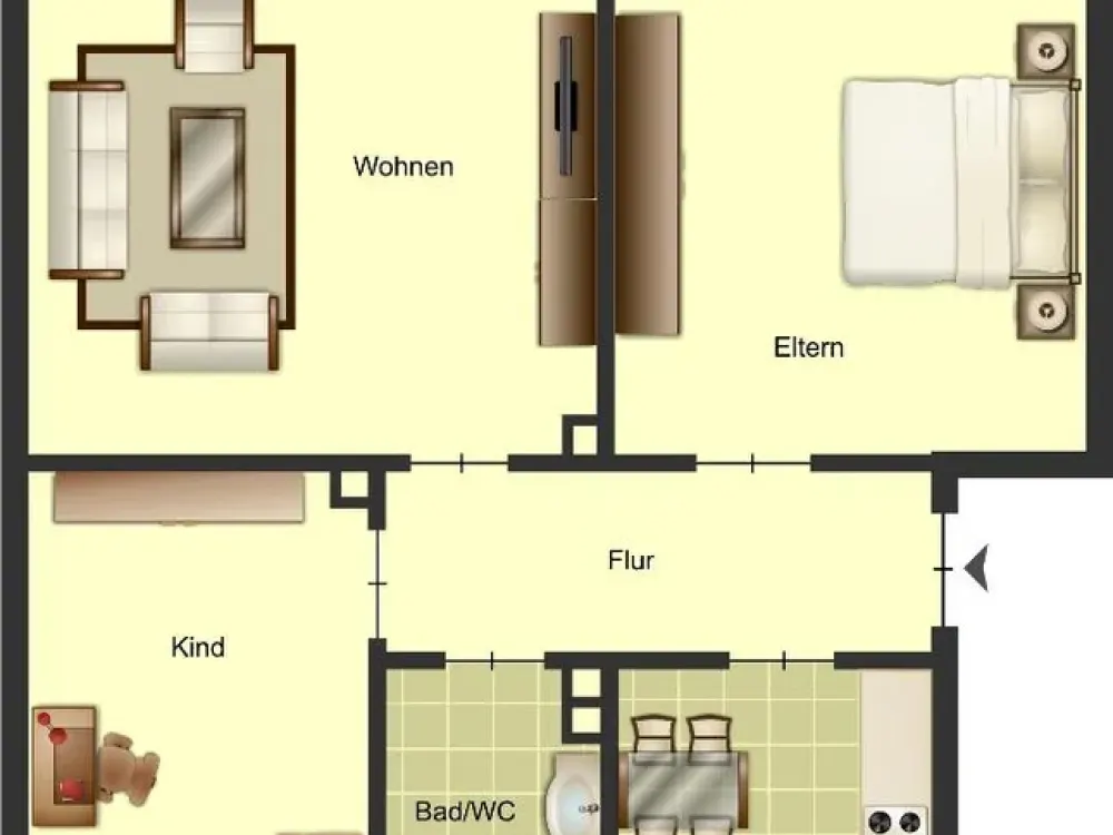 3-Zimmer-Wohnung in Bad Driburg Bad Driburg