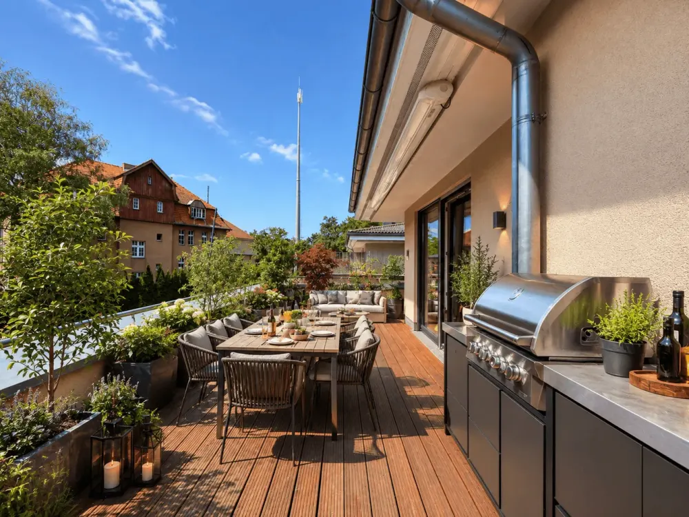 Penthouse mit 3 Zimmer in Nikolassee - Fahrstuhl direkt in die Wohnung