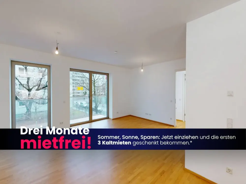Viel Platz, mitten in der Hauptstadt: Helle 4-Zimmer-Neubauwohnung mit BALKON, 2 BÄDERN und EBK i...