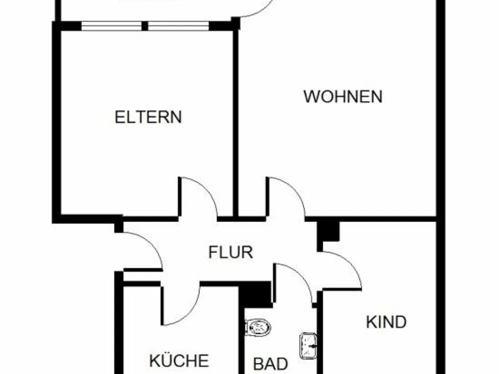 Etwas besonderes: günstige 3-Zimmer-Wohnung