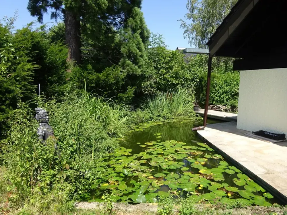 Große Maisonette mit Garten und Biotop