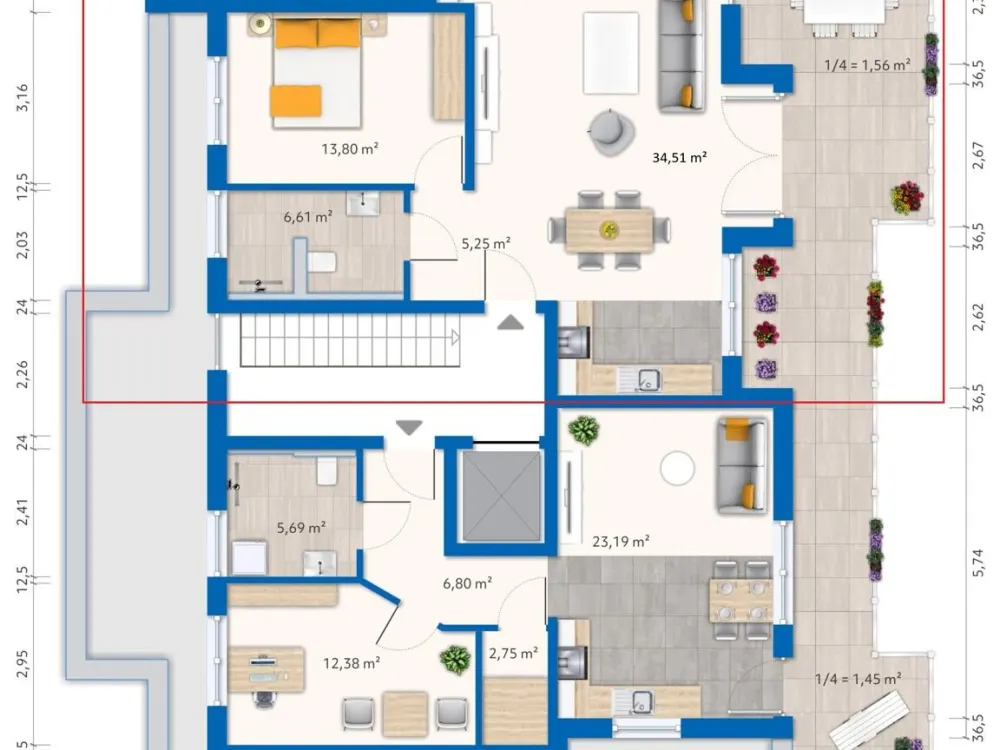 Overath-Immekeppel: Barrierefreie Zwei-Zimmer-Wohnung!