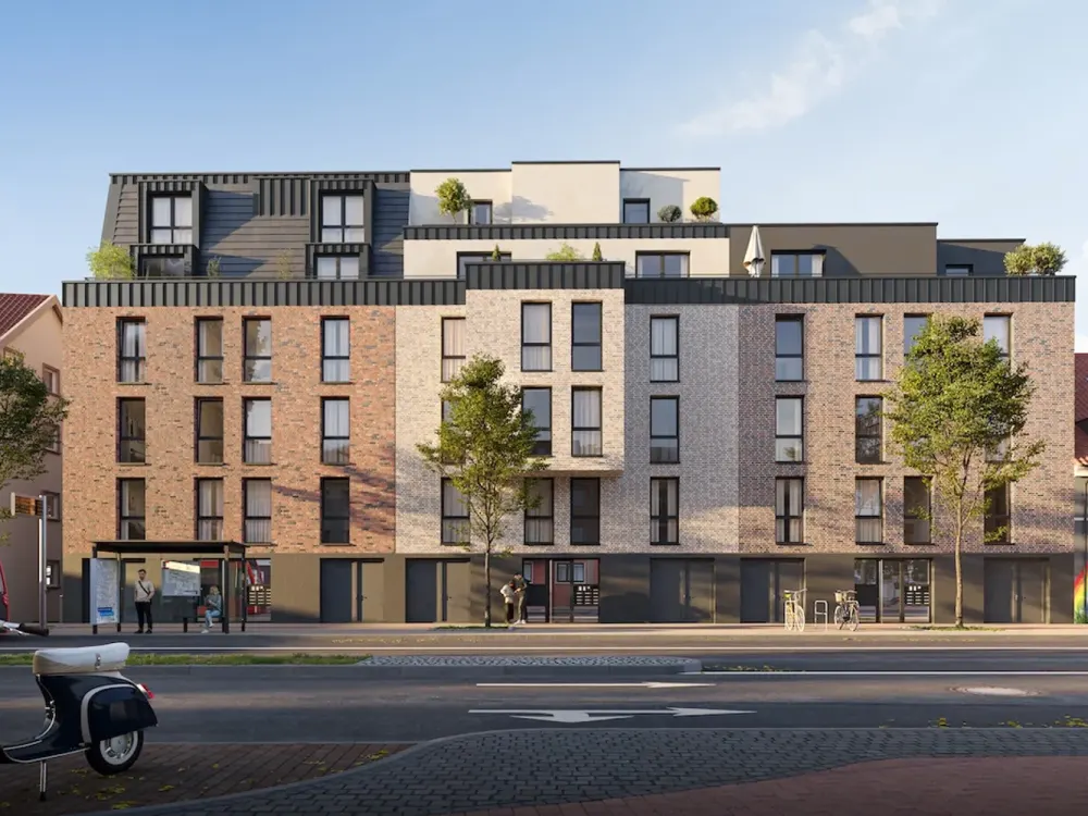 New Build First Occupancy: Exclusive and High-Quality Equipped 2-Room Apartment on the 1st Floor in House B