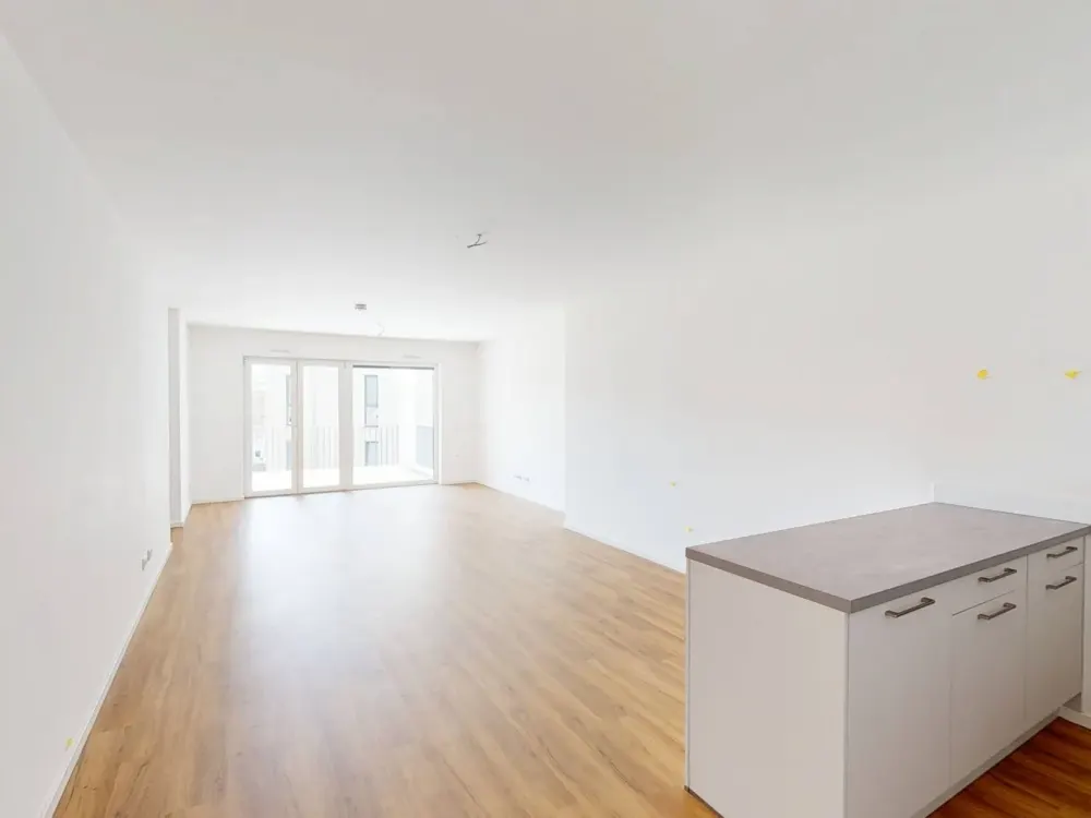 ++Exklusiv wohnen: top-moderne 3-Zimmer-Wohnung mit EBK, Balkon & 2 Bädern++