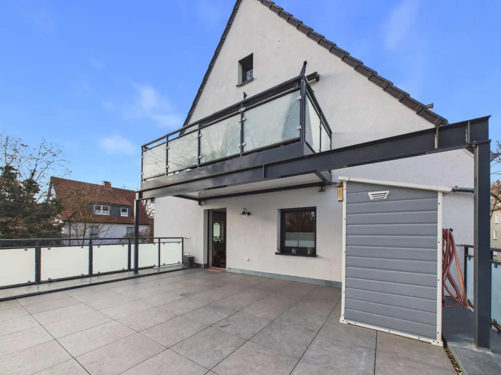 Penthouse-Feeling am Stadtpark, 37 m² Dachterrasse, komplett modernisiert, 100 m² Wohnkomfort