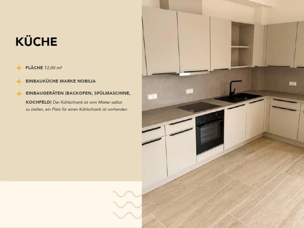 Erstbezug- hochwertige 4-Zimmer-Neubauwohnung mit 2,8m Deckenhöhe, Loggia und Sauna